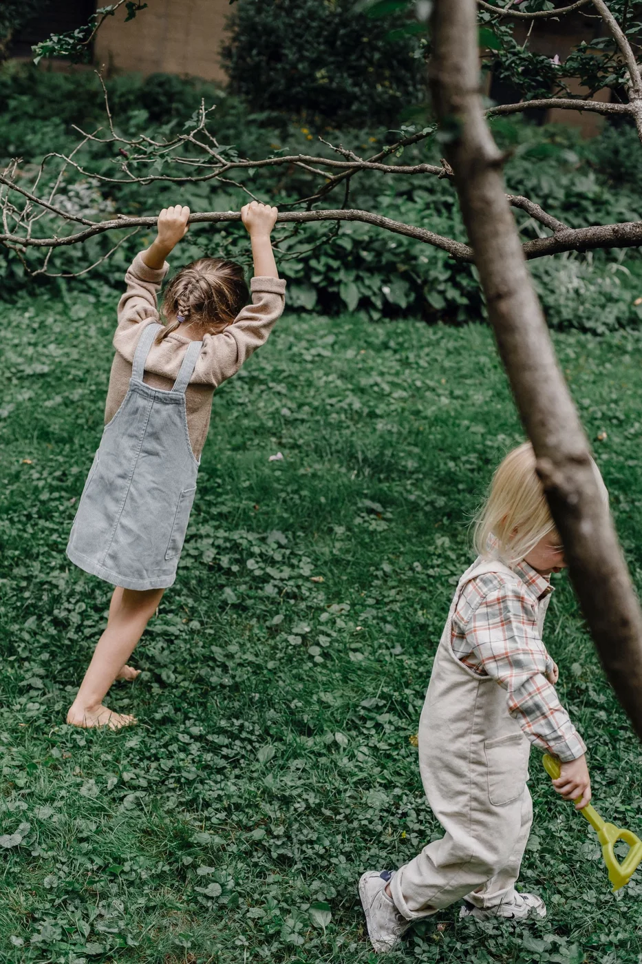 Young children enjoying active play